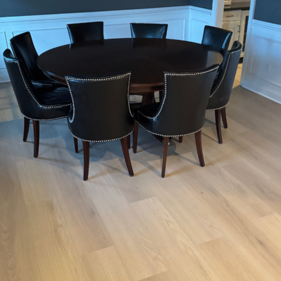 Wide-Plank Light Oak Flooring Install