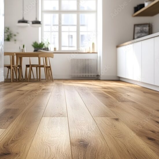 Laminate flooring installation
